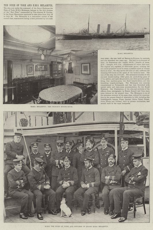 Yorkin herttua ja HMS Melampus tekijältä English Photographer