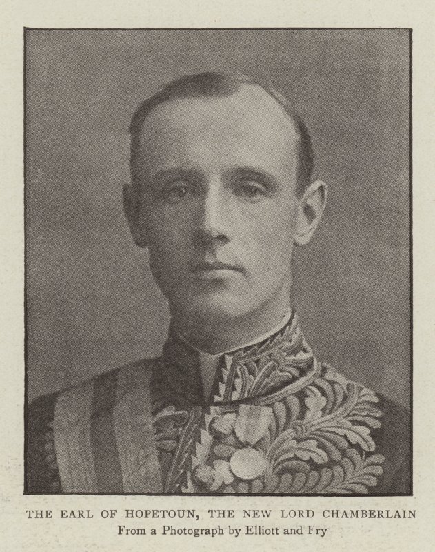 Earl of Hopetoun, uusi lordi Chamberlain tekijältä English Photographer