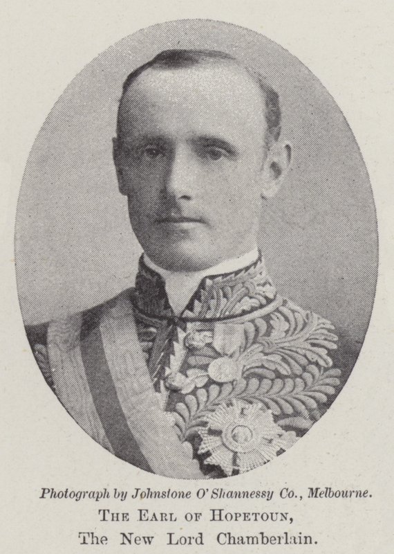 Earl of Hopetoun, uusi lordi Chamberlain tekijältä English Photographer