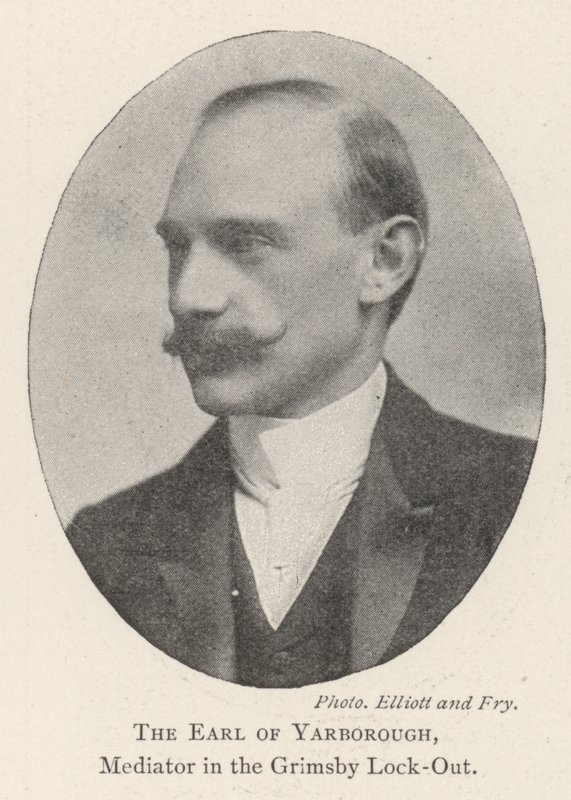 Earl of Yarborough, sovittelija Grimsbyn työsulkussa tekijältä English Photographer