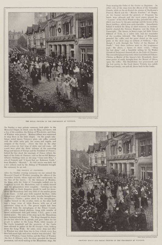Kuningatar Victorian hautajaiset tekijältä English Photographer
