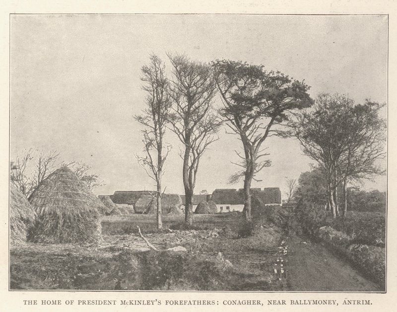 Presidentti McKinleyn esi-isien koti, Conagher, lähellä Ballymoneya, Antrim tekijältä English Photographer
