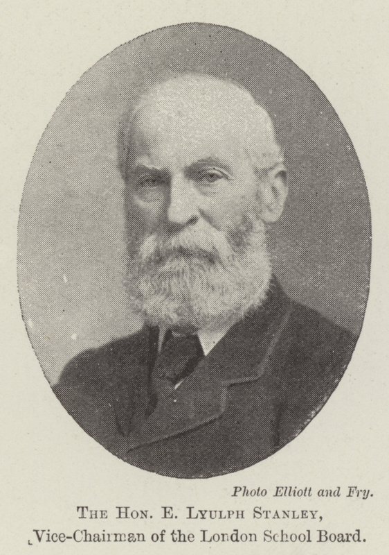 Arvoisa E Lyulph Stanley, Lontoon koululautakunnan varapuheenjohtaja tekijältä English Photographer