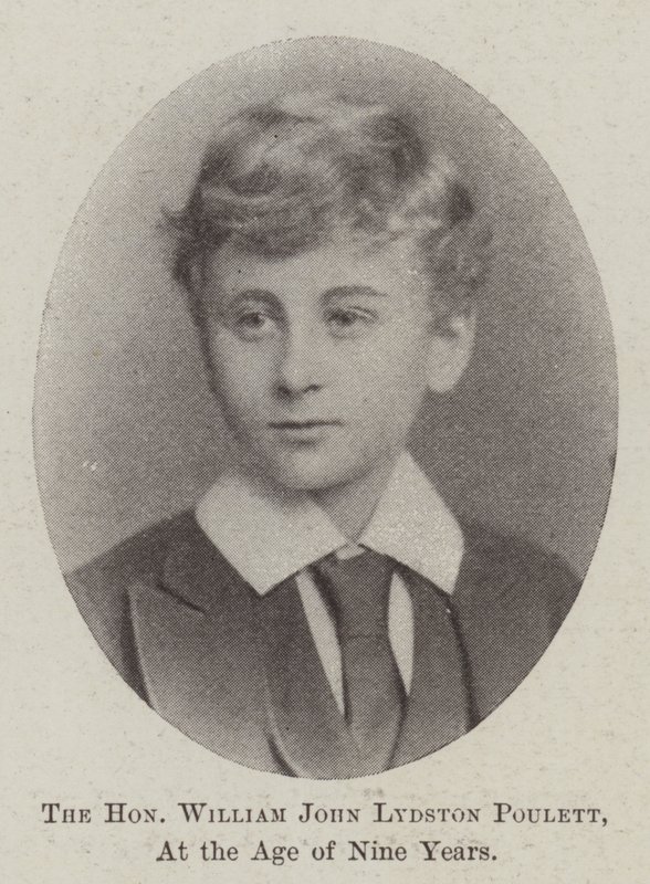 Kunnioitettava William John Lydston Poulett, yhdeksän vuoden iässä tekijältä English Photographer