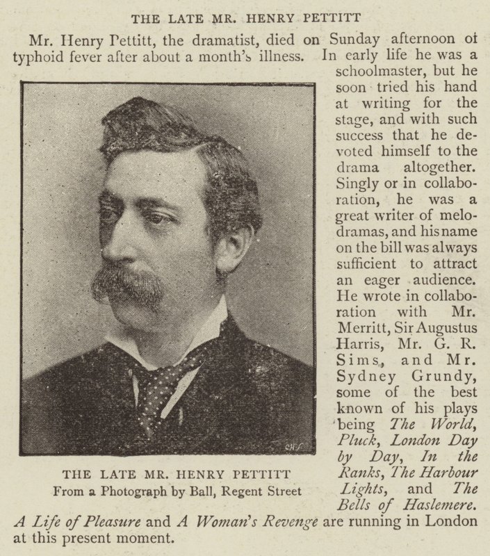 Edesmennyt herra Henry Pettitt tekijältä English Photographer