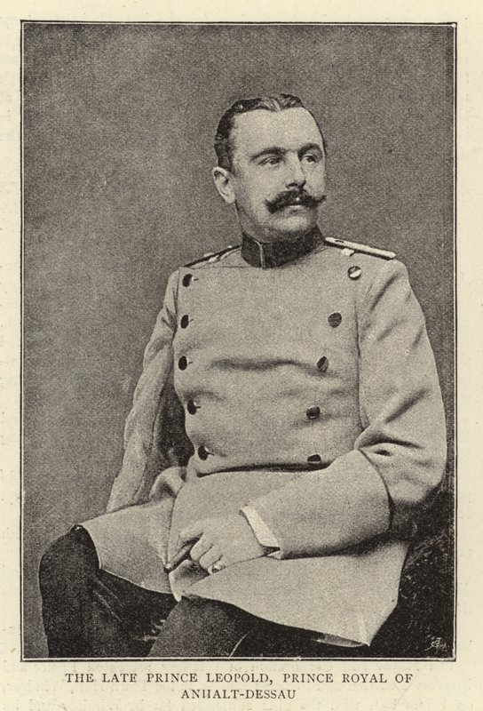 Edesmennyt prinssi Leopold, Anhalt-Dessaun kuninkaallinen prinssi tekijältä English Photographer