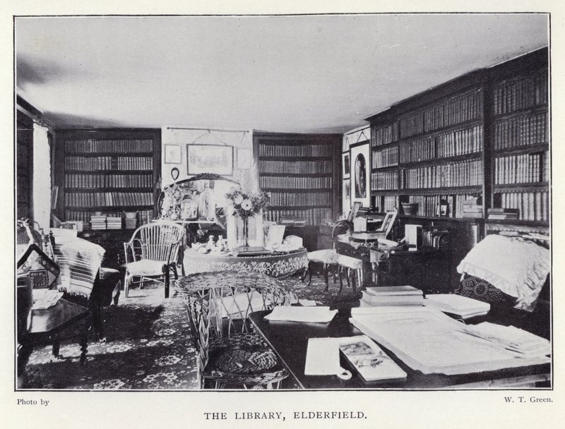 The Library, Elderfield (m/w kuva) tekijältä English Photographer