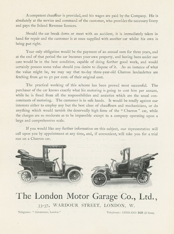 London Motor Garage Co tekijältä English Photographer
