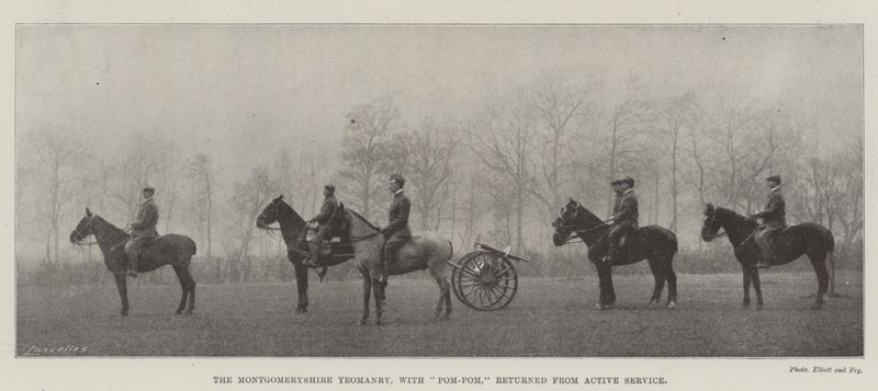 Montgomeryshire Yeomanry Pom-Pomin kanssa palasi Active Servicestä tekijältä English Photographer
