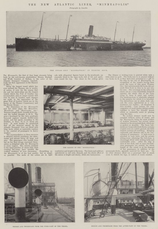 Uusi Atlantic Liner, Minneapolis tekijältä English Photographer