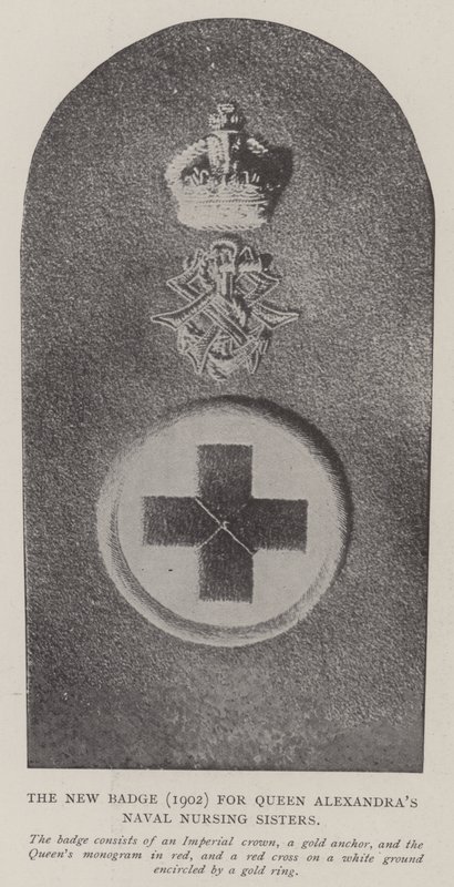 The New Badge (1902) Queen Alexandras Naval Nursing Sisters tekijältä English Photographer