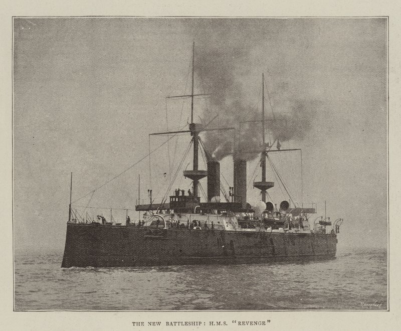 Uusi taistelulaiva, HMS Revenge tekijältä English Photographer