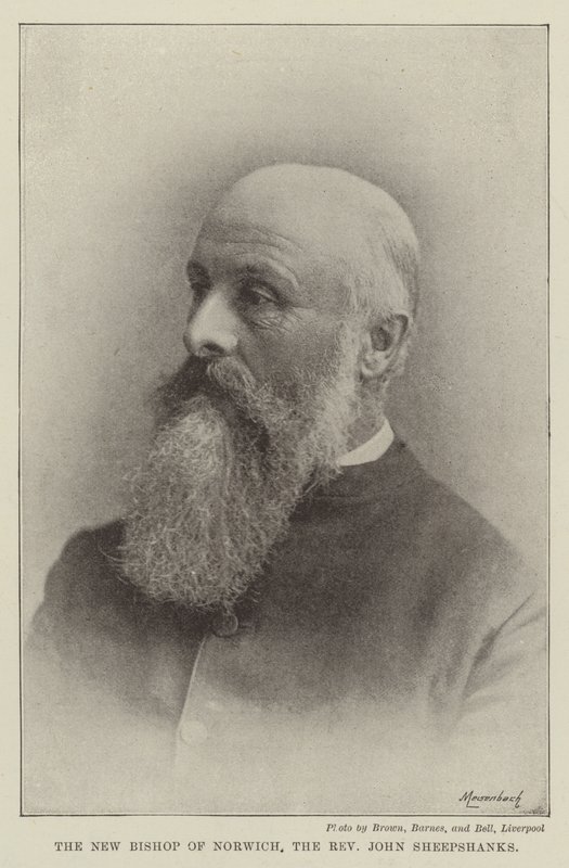 Norwichin uusi piispa, pastori John Sheepshanks tekijältä English Photographer