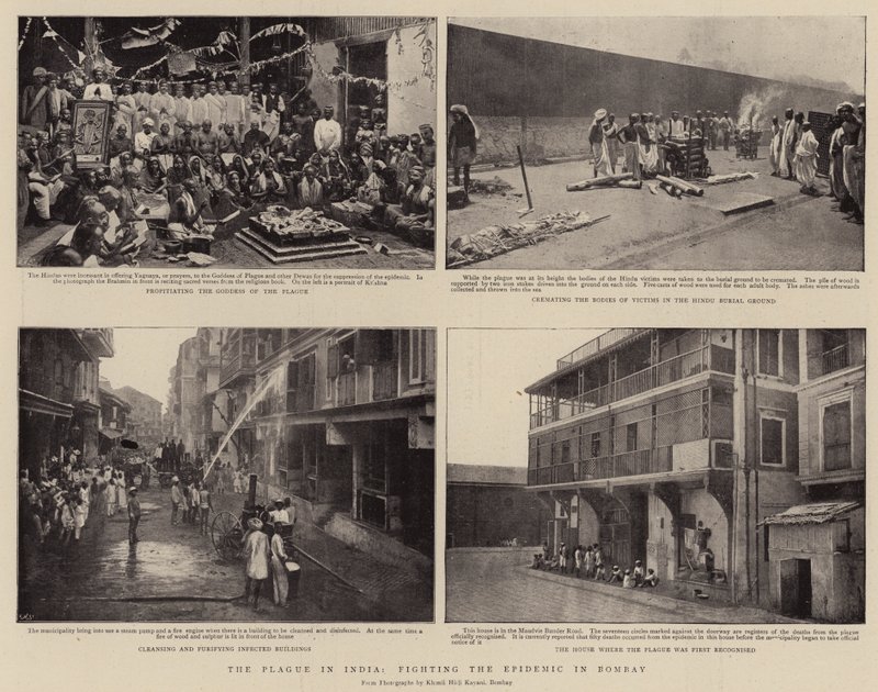 Rutto Intiassa, taistelu epidemiaa vastaan Bombayssa tekijältä English Photographer