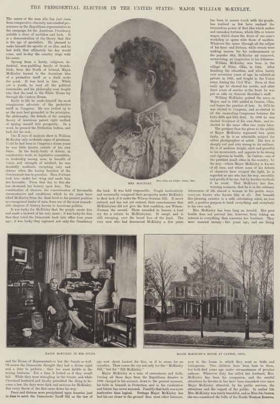 Yhdysvaltain presidentinvaalit, majuri William McKinley tekijältä English Photographer