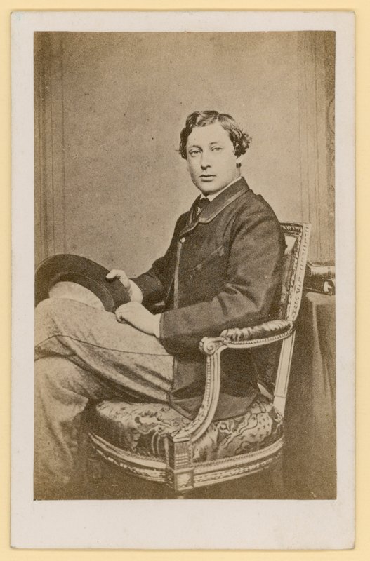 Walesin prinssi, tuleva kuningas Edward VII (m/v kuva) tekijältä English Photographer
