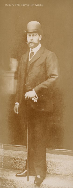 Walesin prinssi, tuleva kuningas George V (m/v kuva) tekijältä English Photographer