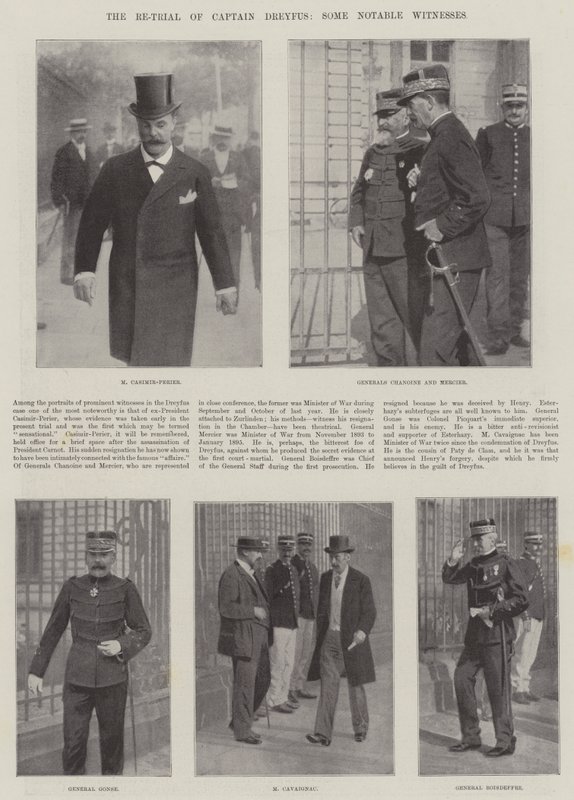 Kapteeni Dreyfusin, joidenkin merkittävien todistajien, uudelleenkäsittely tekijältä English Photographer