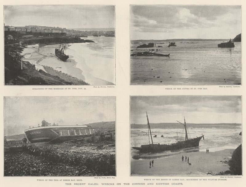 Viimeaikaiset kuohut, hylkyt Cornish- ja Kentish-rannikoilla tekijältä English Photographer