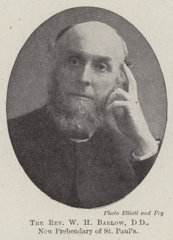 Pastori W H Barlow, DD, St Paulsin uusi prebendary tekijältä English Photographer