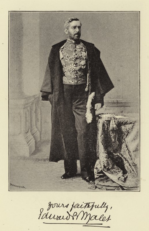 Oikea Sir Edward Malet, GCB, Hänen Majesteettinsa suurlähettiläs Saksan tuomioistuimessa tekijältä English Photographer
