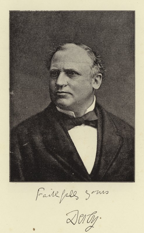 The Right Hon the Earl of Derby, KG tekijältä English Photographer