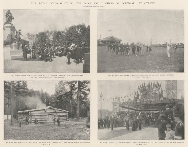 Royal Colonial Tour, Cornwallin herttua ja herttuatar Ottawassa tekijältä English Photographer