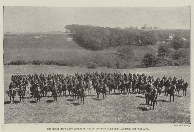 Royal East Kent Yeomanry, jonka palveluksessa Cape on hyväksytty tekijältä English Photographer