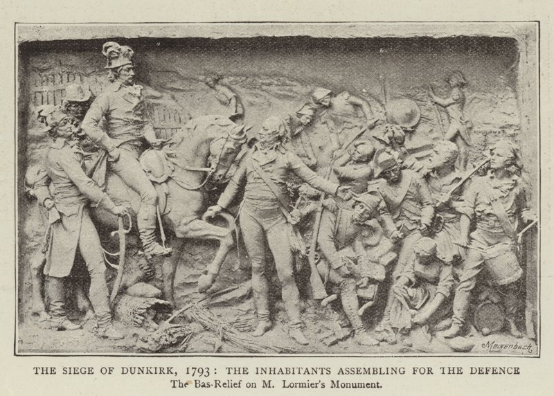 Dunkerquen piiritys, 1793, asukkaat kokoontuvat puolustamaan tekijältä English Photographer