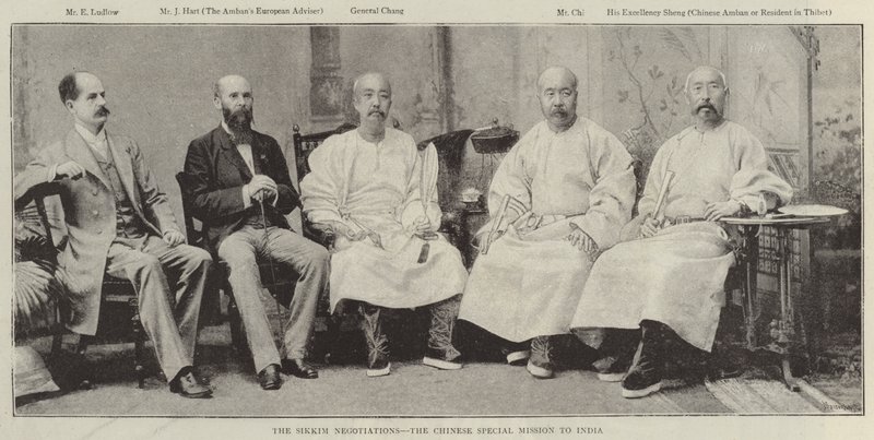 Sikkim Negotiations, Kiinan erityislähetystö Intiaan tekijältä English Photographer