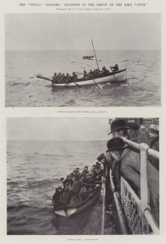 Stella-katastrofi, RMS Lynxin pelastustapahtumat tekijältä English Photographer