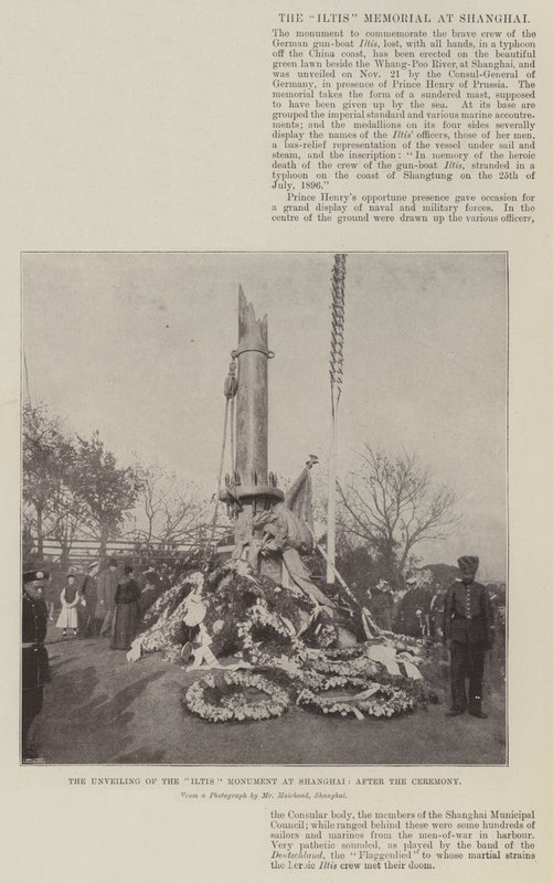 Iltis-monumentin paljastaminen Shanghaissa seremonian jälkeen tekijältä English Photographer