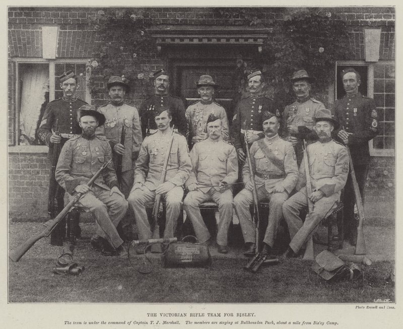 Victorian Rifle Team Bisleylle tekijältä English Photographer
