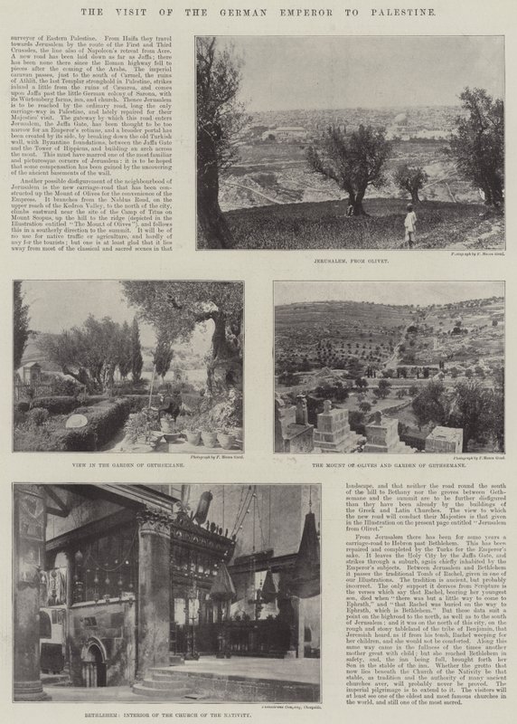 Saksan keisarin vierailu Palestiinassa tekijältä English Photographer