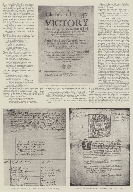 Vapaaehtoisten satavuotisjuhla, 1799-1899 tekijältä English Photographer