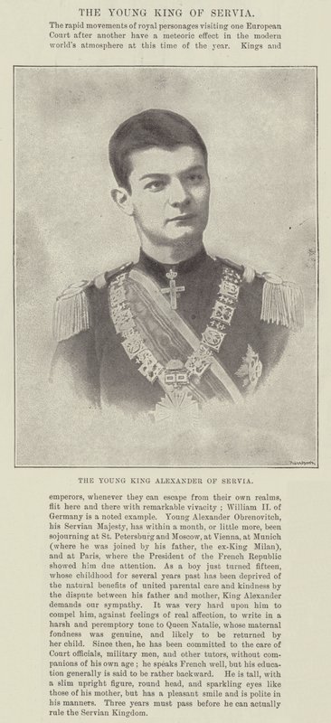 Serbian nuori kuningas Aleksanteri tekijältä English Photographer