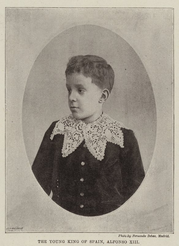 Espanjan nuori kuningas Alfonso XIII tekijältä English Photographer