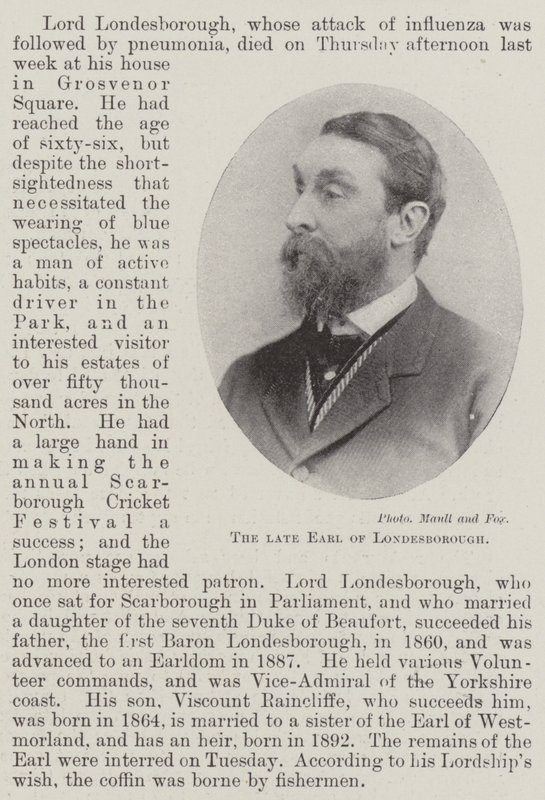 Edesmennyt Earl of Londesborough tekijältä English Photographer