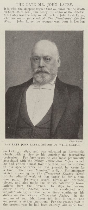 Edesmennyt John Latey, The Sketchin toimittaja tekijältä English Photographer