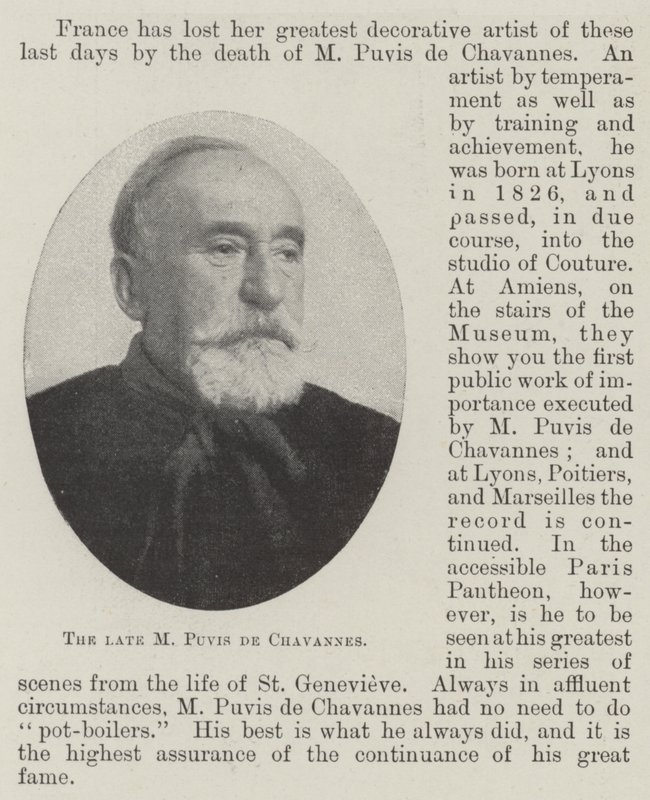 Edesmennyt M Puvis de Chavannes tekijältä English Photographer