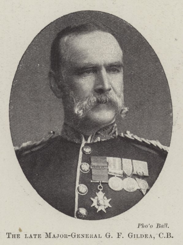 Edesmennyt kenraalimajuri G. F. Gildea, CB tekijältä English Photographer