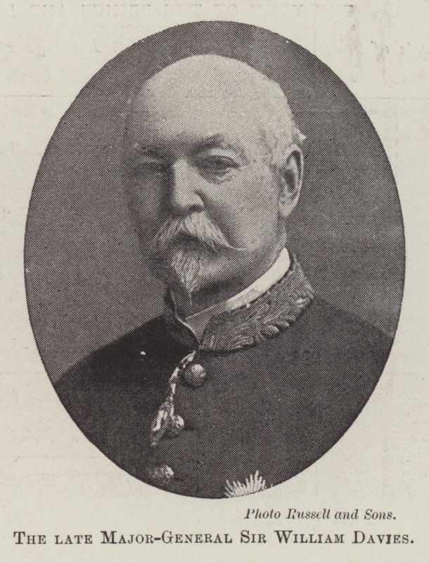 Edesmennyt kenraalimajuri Sir William Davies tekijältä English Photographer