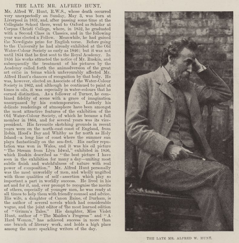 Edesmennyt herra Alfred W Hunt tekijältä English Photographer