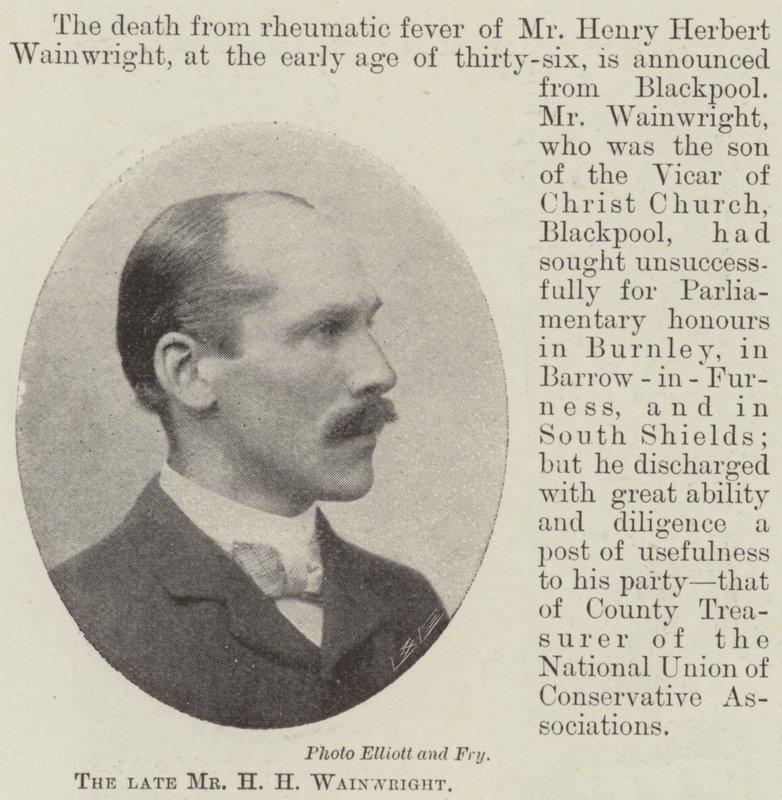 Edesmennyt herra H H Wainwright tekijältä English Photographer