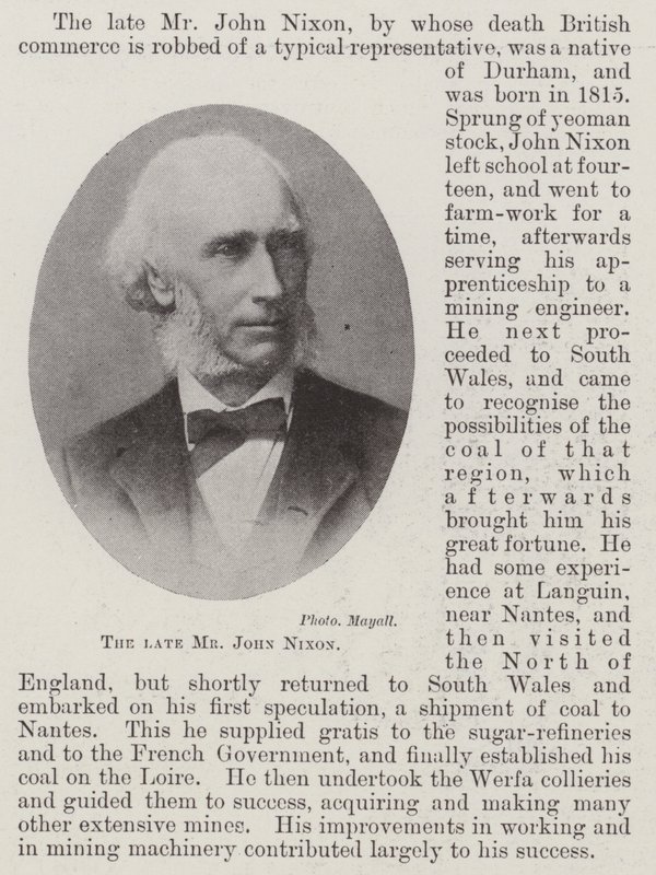 Edesmennyt herra John Nixon tekijältä English Photographer