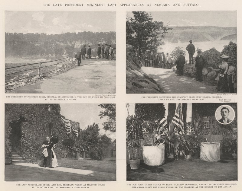 Edesmennyt presidentti McKinley, Viimeiset esiintymiset Niagarassa ja Buffalossa tekijältä English Photographer
