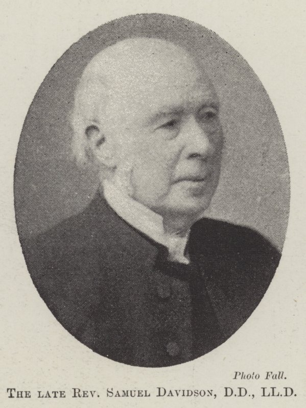Edesmennyt pastori Samuel Davidson, DD, LLD tekijältä English Photographer