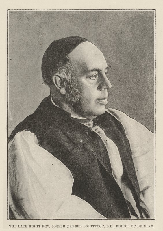 Edesmennyt oikea pastori Joseph Barber Lightfoot, DD, Durhamin piispa tekijältä English Photographer