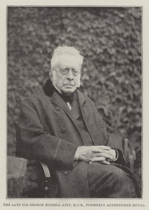 Edesmennyt Sir George Biddell Airy, KCB, entinen Astronomer-Royal tekijältä English Photographer