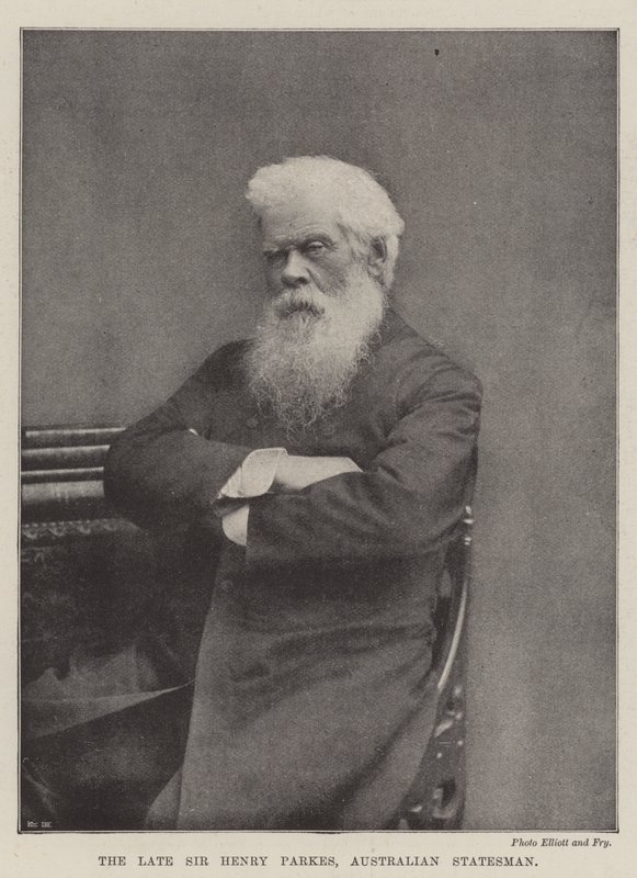 Edesmennyt Sir Henry Parkes, Australian valtiomies tekijältä English Photographer